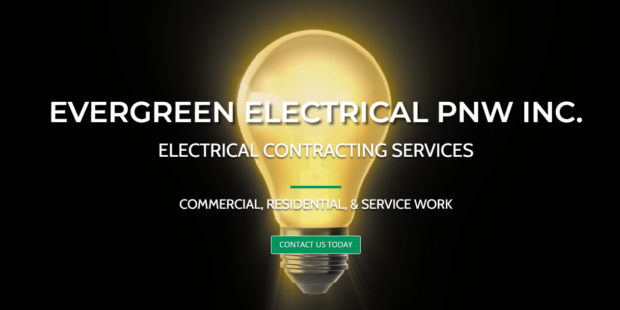 We Spicalize in: Trout shooting,  We Spicalize in: Trout shooting, panel changes, hot tubs, car chargers, remodels, circuit adds, commercial, residential , generators and much more! .No Job to small!Call us for all your electrical needs!208-210-7977 www.evergreenpnwinc.com